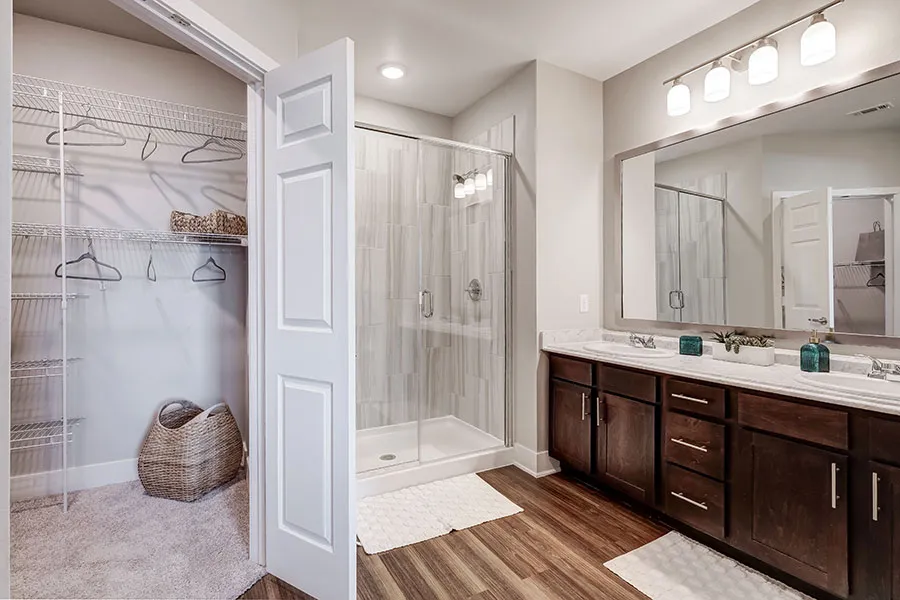 Alaqua at Frisco Apartments Walk-in Shower