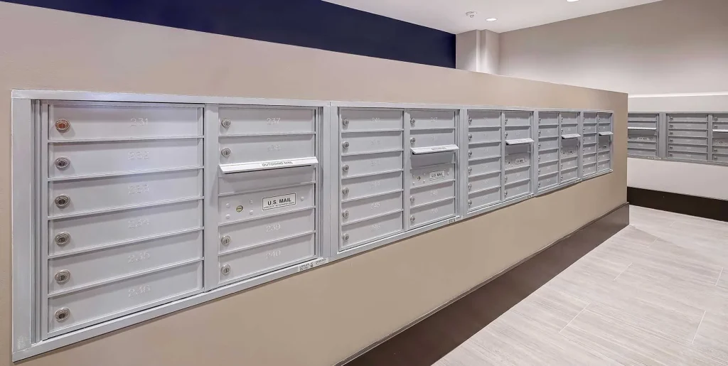 Skyhouse Frisco Station Apartments Locker System